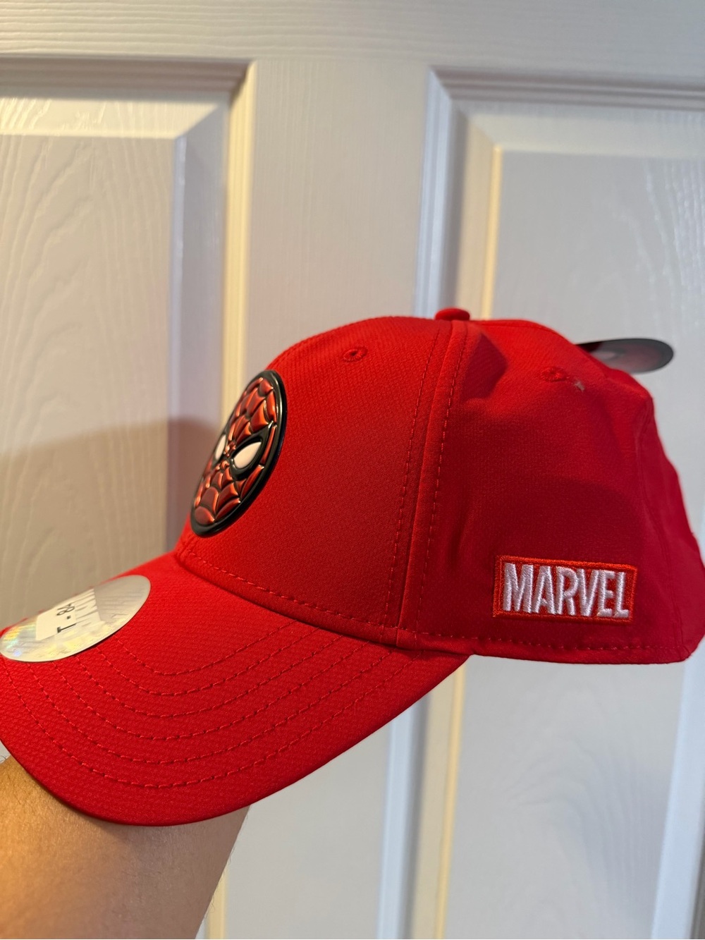 Marvel Red Spider-Man Embroidered Kids Cap